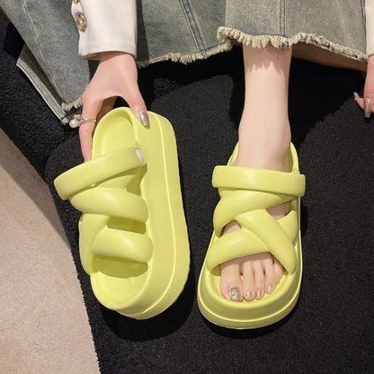 Thick Sole Heightened Comfortable Women's Sandals for Summer - Love Salve 