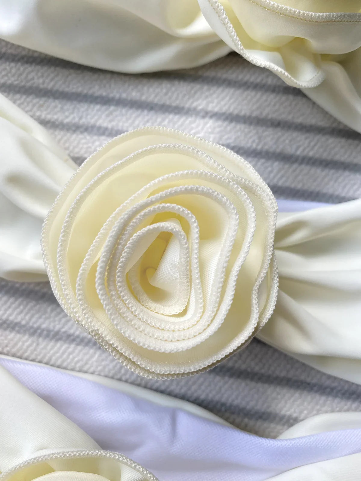 Oceana One Piece Swimsuit in White and Pink for Women - Love Salve 