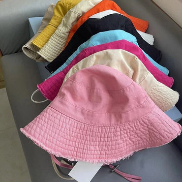 Stylish Luxury Bucket Beach Hat for Summer Fashion