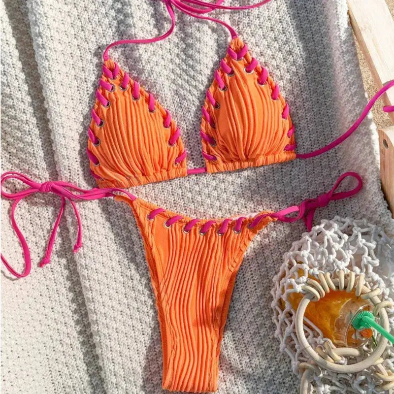 Marvelous Two Piece Swimsuit for Stylish Beach Days - Love Salve 
