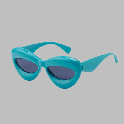 Plush Women Cat Eye Sunglasses for Stylish Protection - Love Salve 