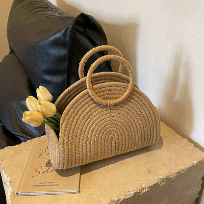 Handwoven Clutch Purse for Stylish Beach Days - Love Salve 