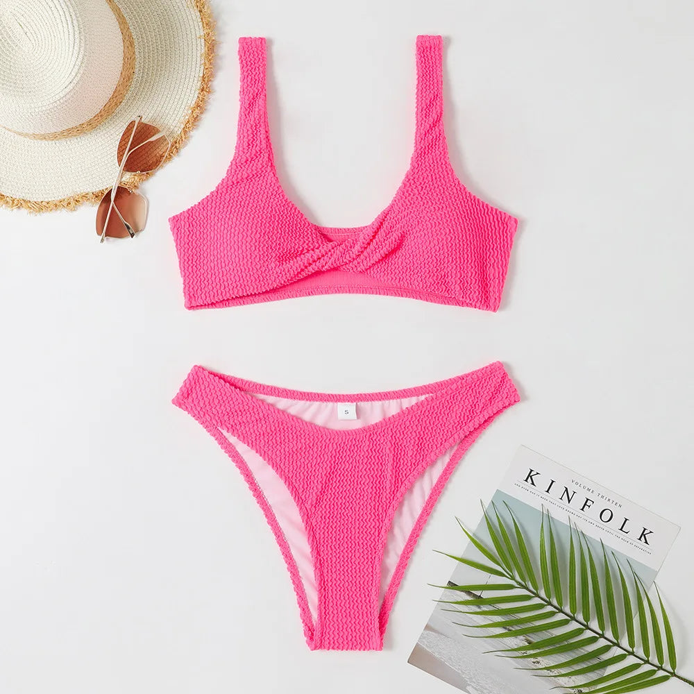 Flava Comfort Two Piece Swimsuit for Stylish Beach Days - Love Salve 