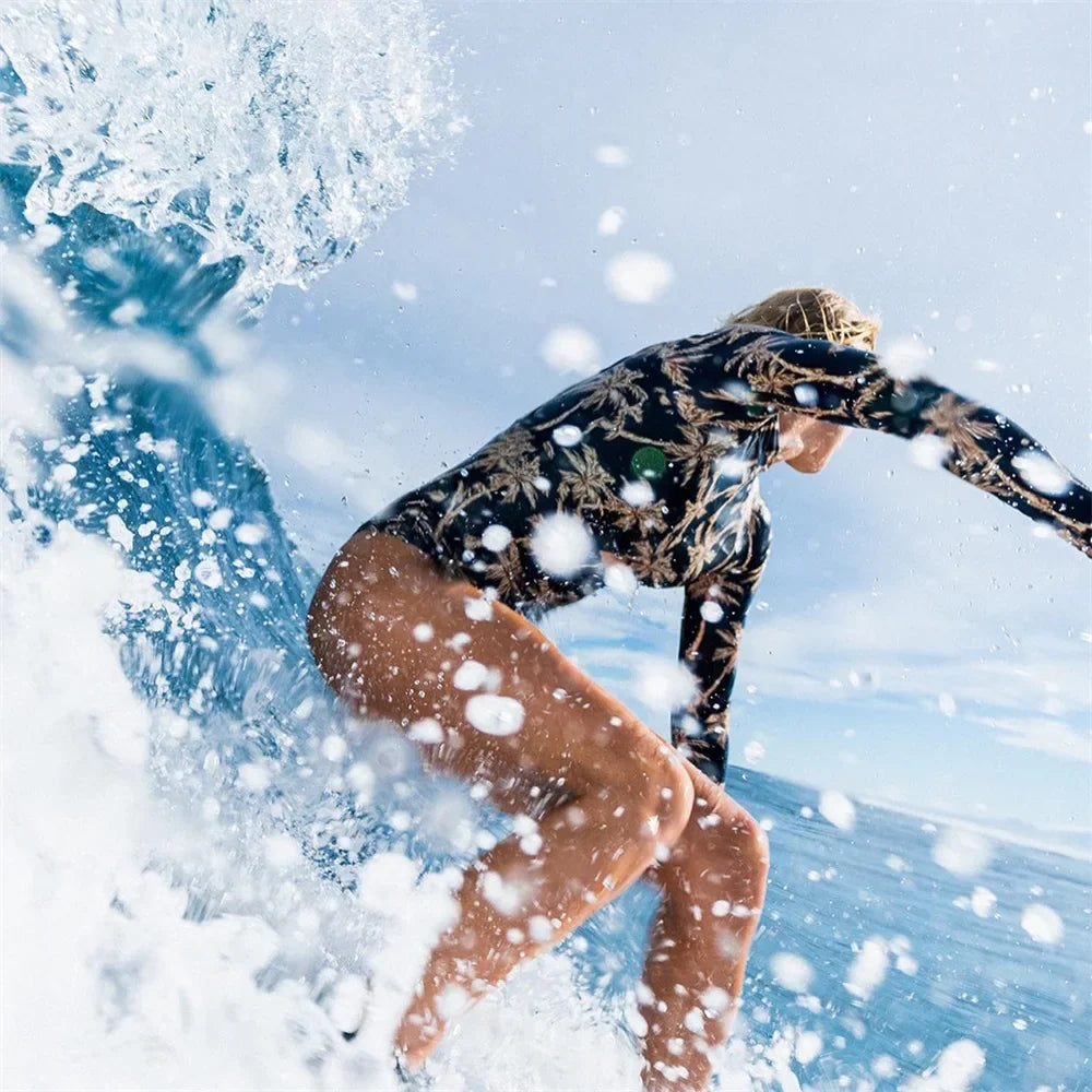 Aurie One Piece Long Sleeve Swimsuit for Women - Love Salve 