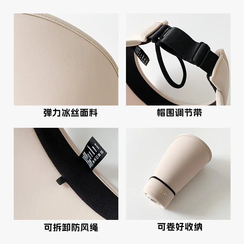 Summer Wide Brim Floppy Visor Hats for Sun Protection - Love Salve 