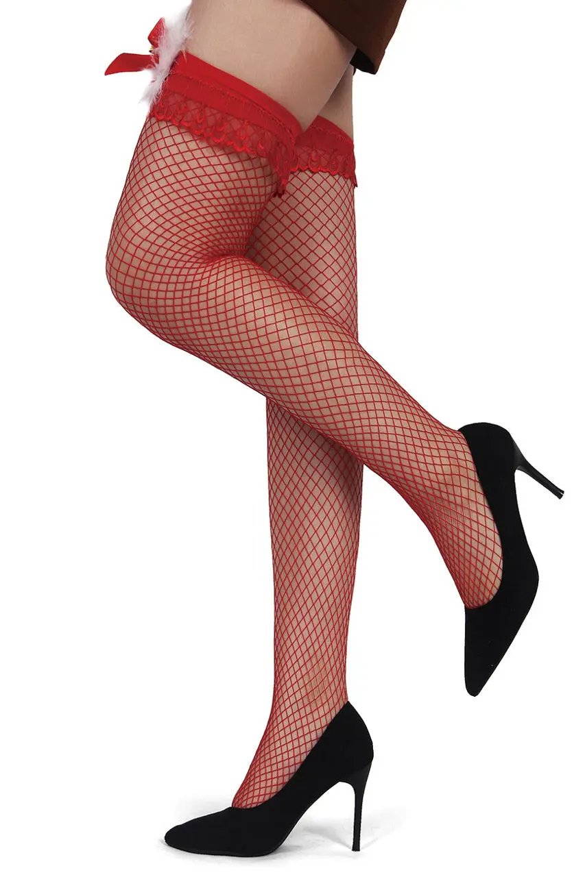 3wishes.com Apparel & Accessories > Lingerie - Net Holiday Stockings - Premium Quality 3wishes.com