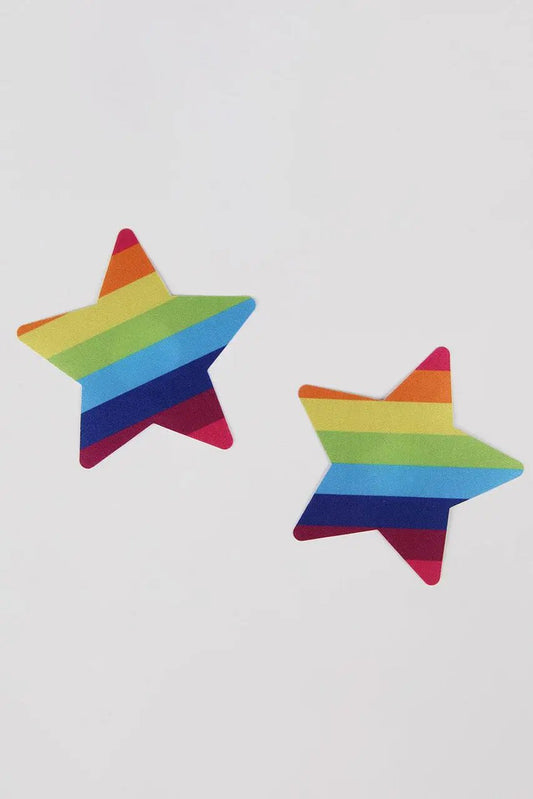 3wishes.com Apparel & Accessories > Lingerie - 3wishes Rainbow Star Pasties: Get Yours! - Premium Quality 3wishes.com