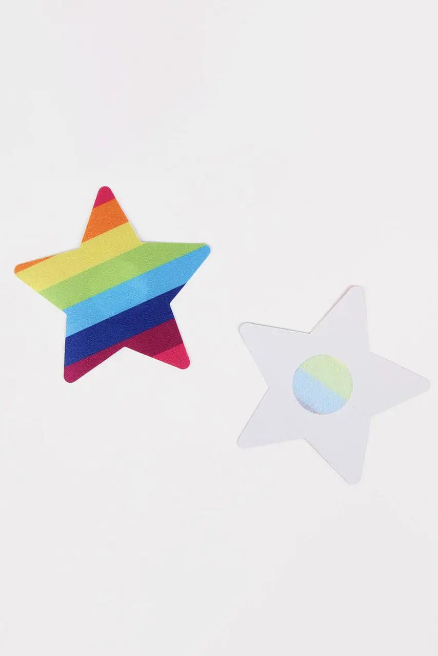 3wishes.com Apparel & Accessories > Lingerie - 3wishes Rainbow Star Pasties: Get Yours! - Premium Quality 3wishes.com