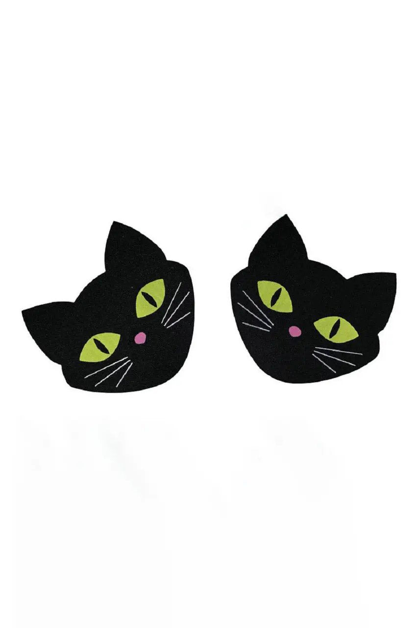 Glow In The Dark Cat Pasties 3wishes.com