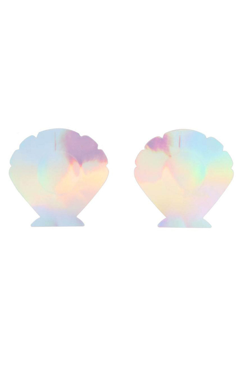 3wishes.com Apparel & Accessories > Lingerie - Iridescent Shell Pasties - Premium Quality 3wishes.com