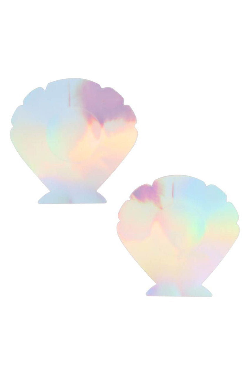 3wishes.com Apparel & Accessories > Lingerie - Iridescent Shell Pasties - Premium Quality 3wishes.com