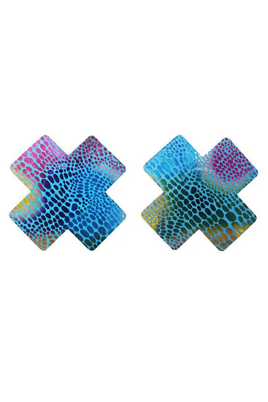 3wishes.com Apparel & Accessories > Lingerie - Blue Fishtail X Pasties - Premium Quality 3wishes.com