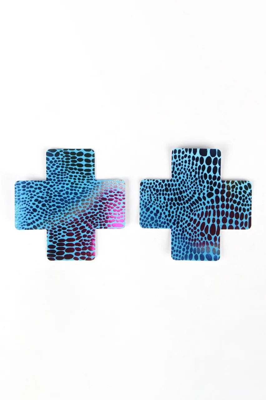 3wishes.com Apparel & Accessories > Lingerie - Blue Fishtail X Pasties - Premium Quality 3wishes.com