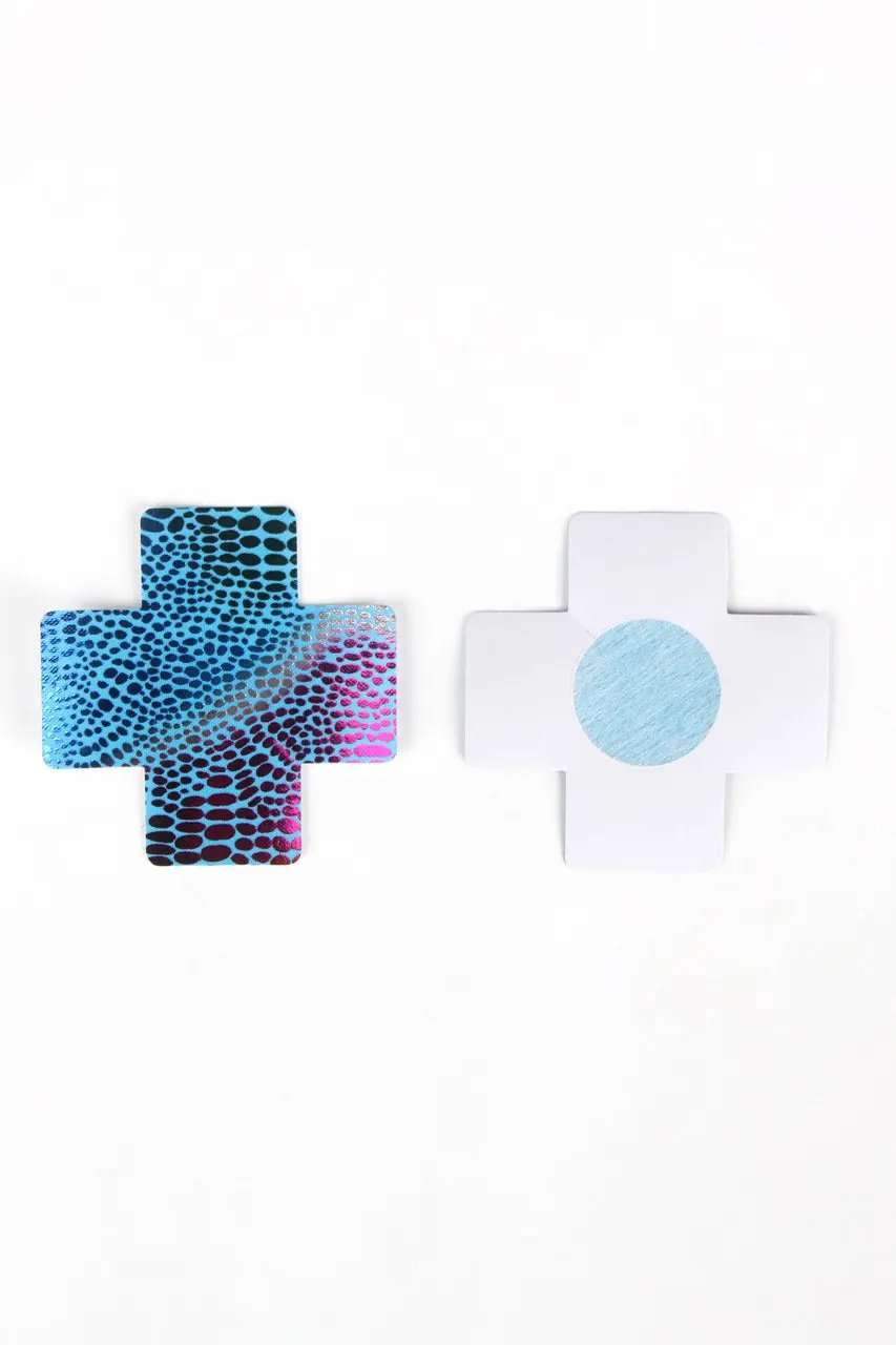 3wishes.com Apparel & Accessories > Lingerie - Blue Fishtail X Pasties - Premium Quality 3wishes.com