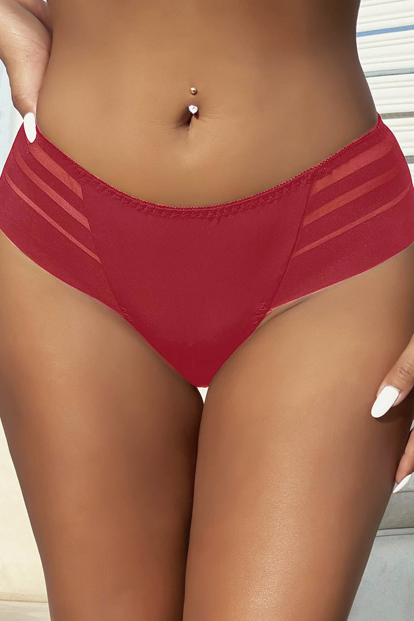 3wishes.com 3wishes: Sexy Mesh Panties - Stripe - Premium Quality 3wishes.com
