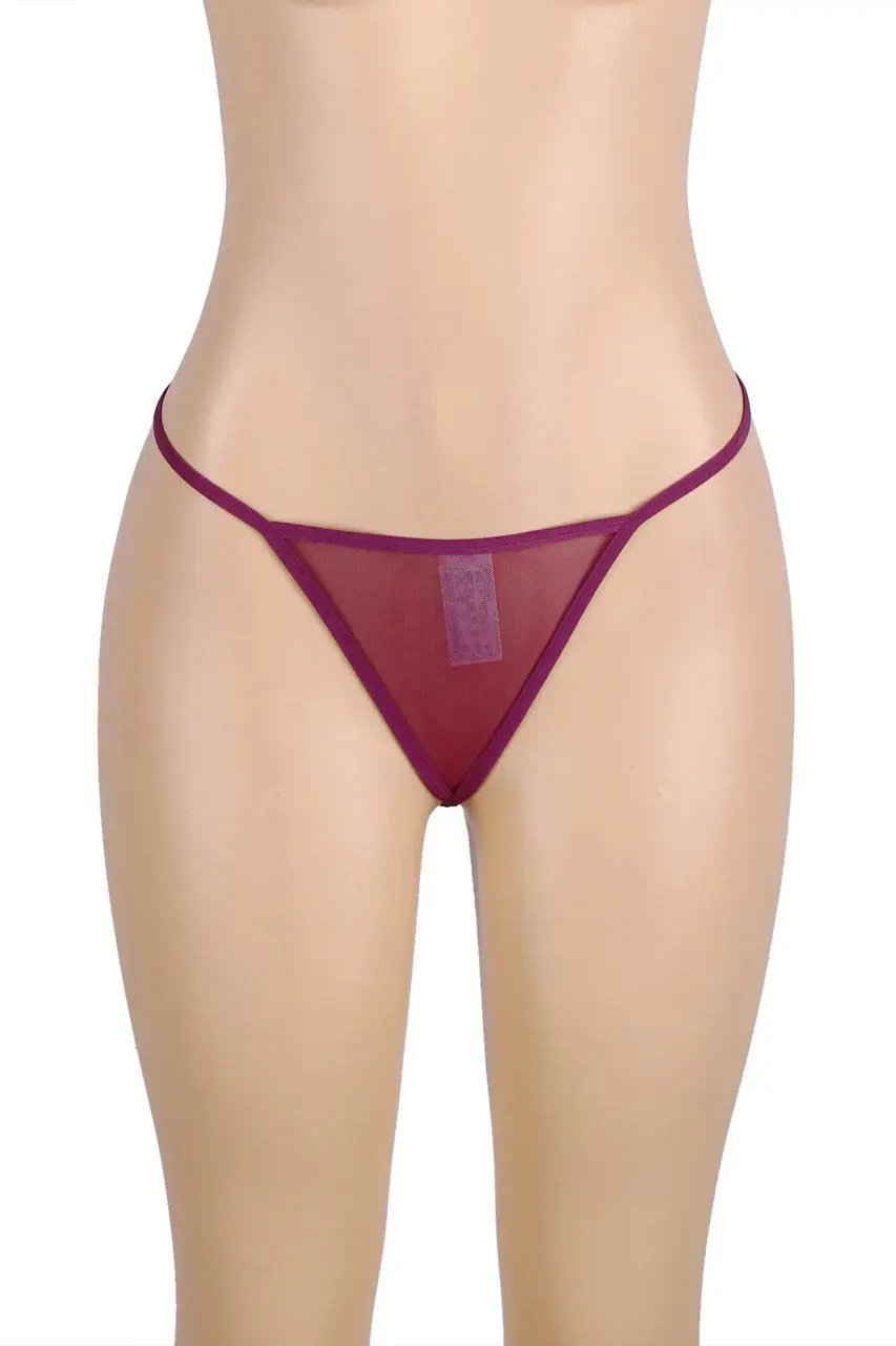 Shimmy Fringe Lingerie Chemise 3wishes.com