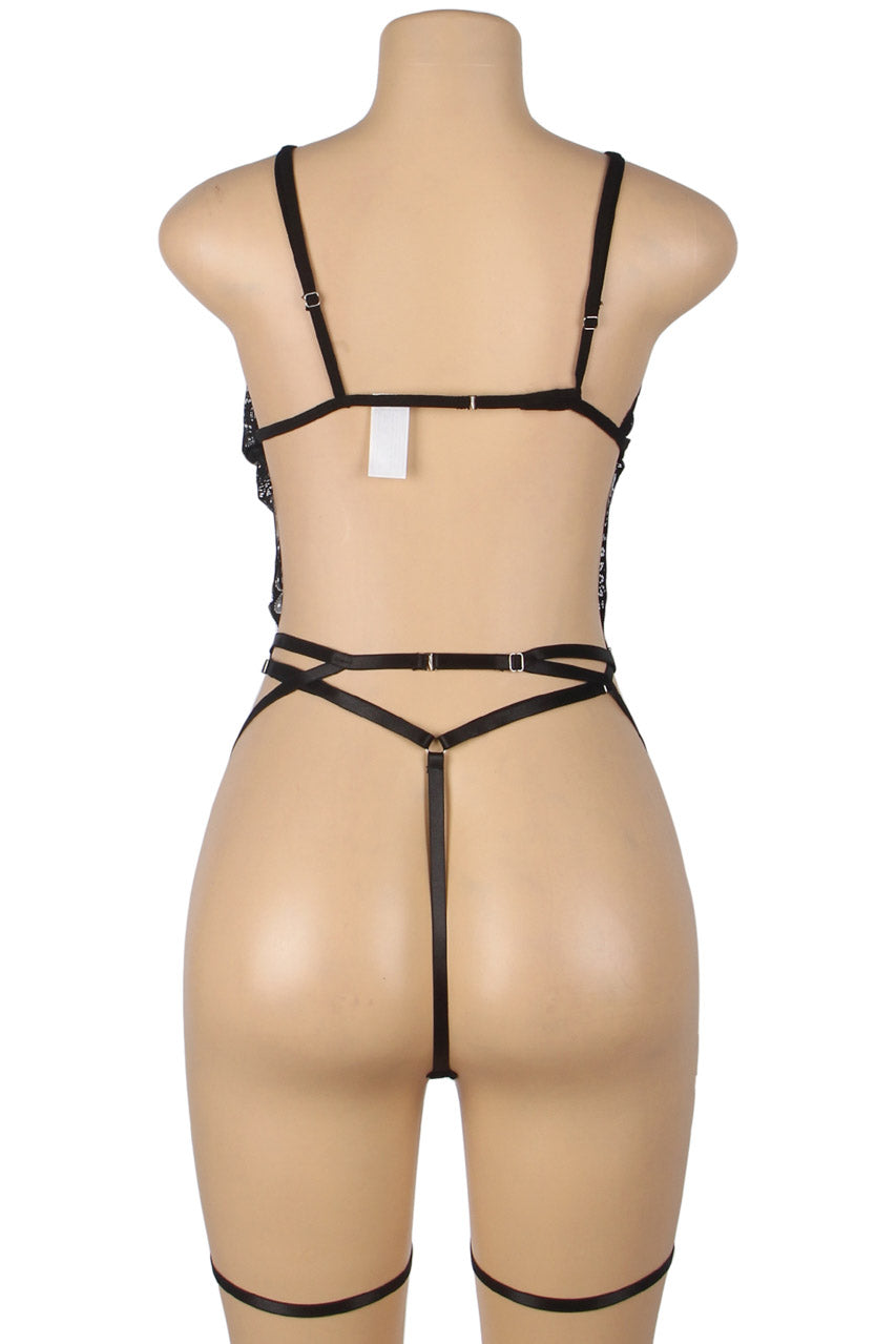 3wishes.com Apparel & Accessories > Lingerie - Arresting Police Teddy Lingerie - Premium Quality 3wishes.com