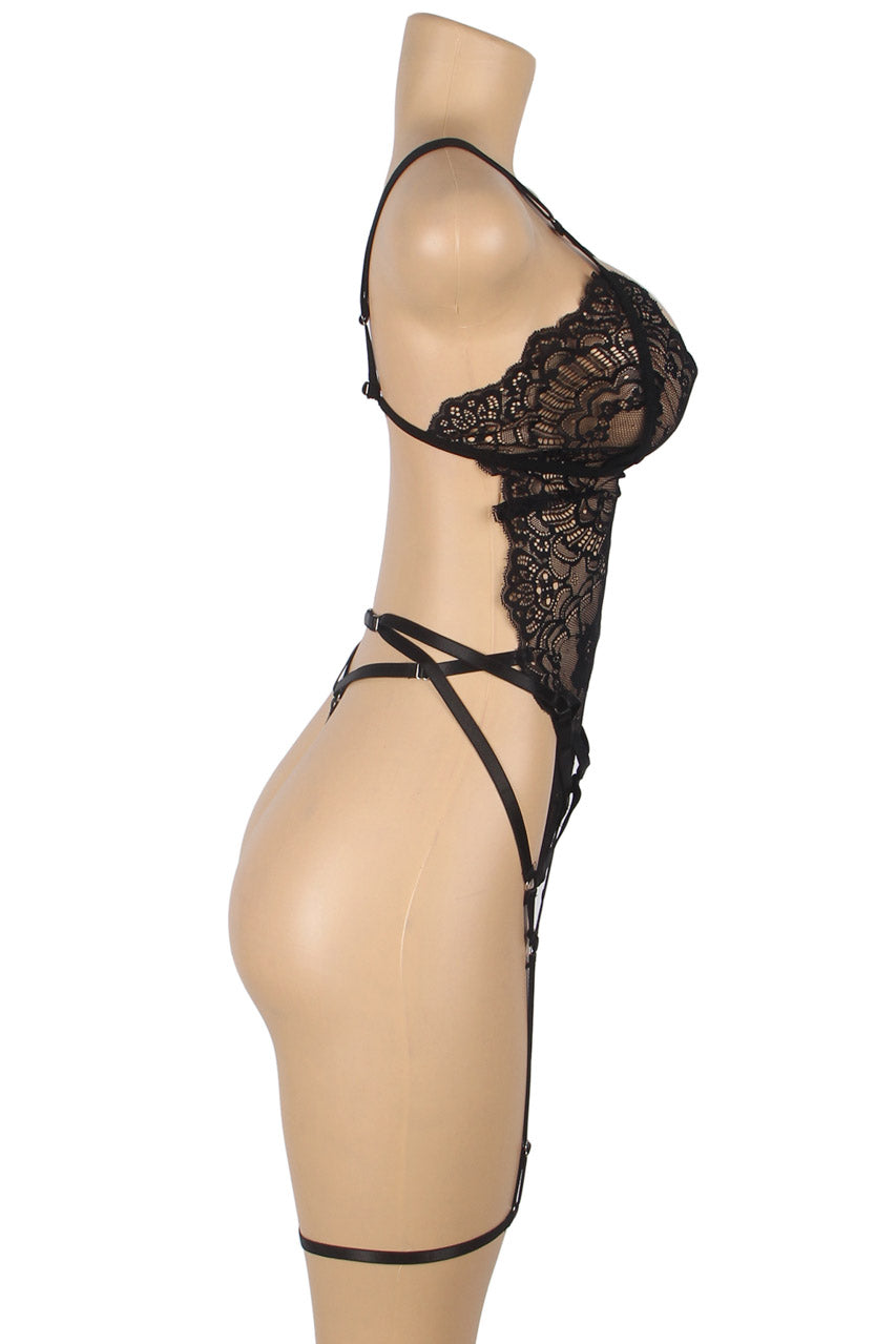 3wishes.com Apparel & Accessories > Lingerie - Arresting Police Teddy Lingerie - Premium Quality 3wishes.com