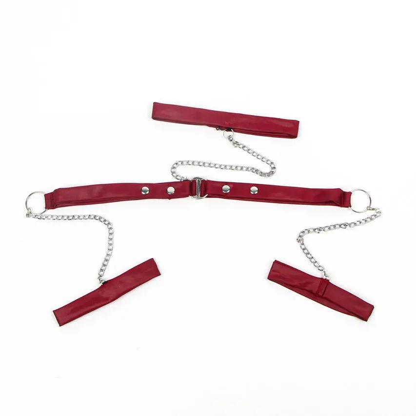 Black Mesh and Leather Chemise 3wishes.com