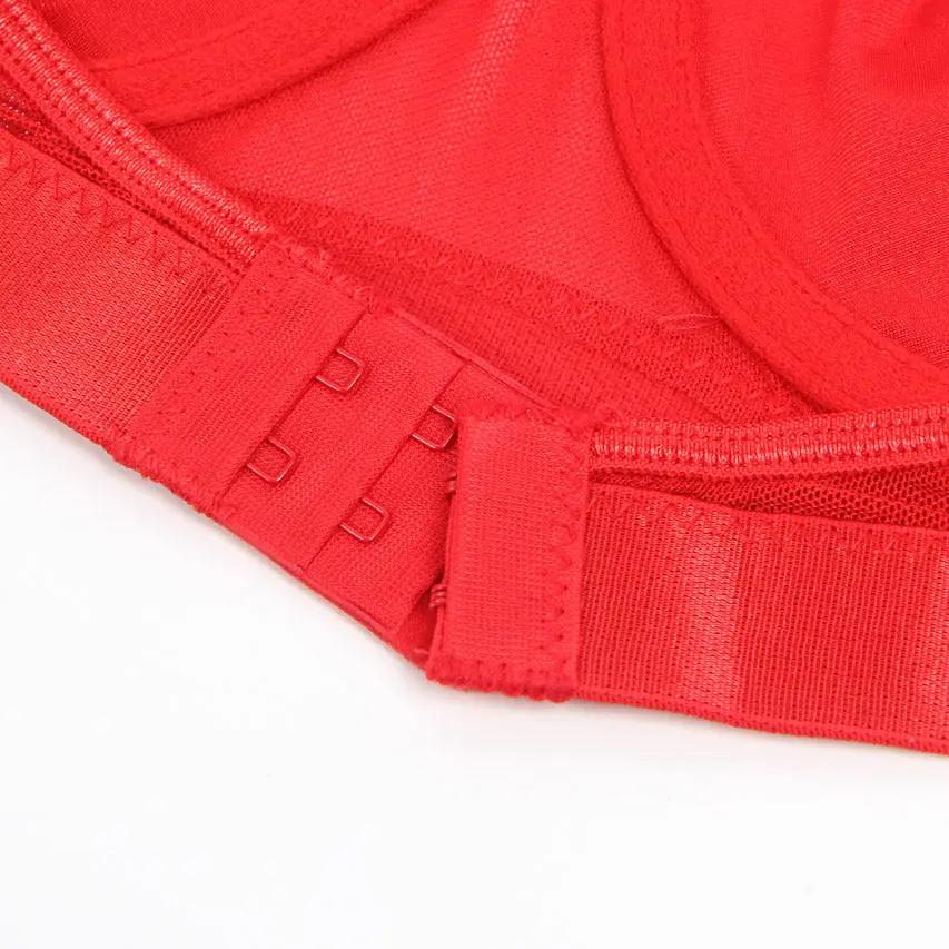 Bondage Bra and Garterbelt Set 3wishes.com