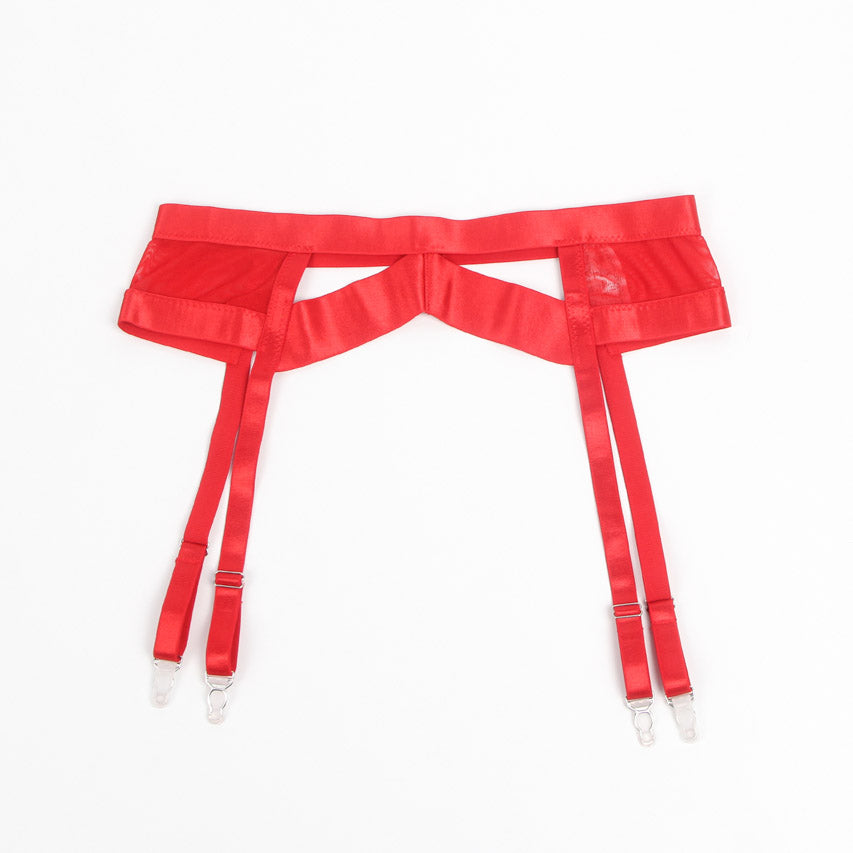 3wishes.com Apparel & Accessories > Lingerie - Bondage Bra and Garterbelt Set - Premium Quality 3wishes.com