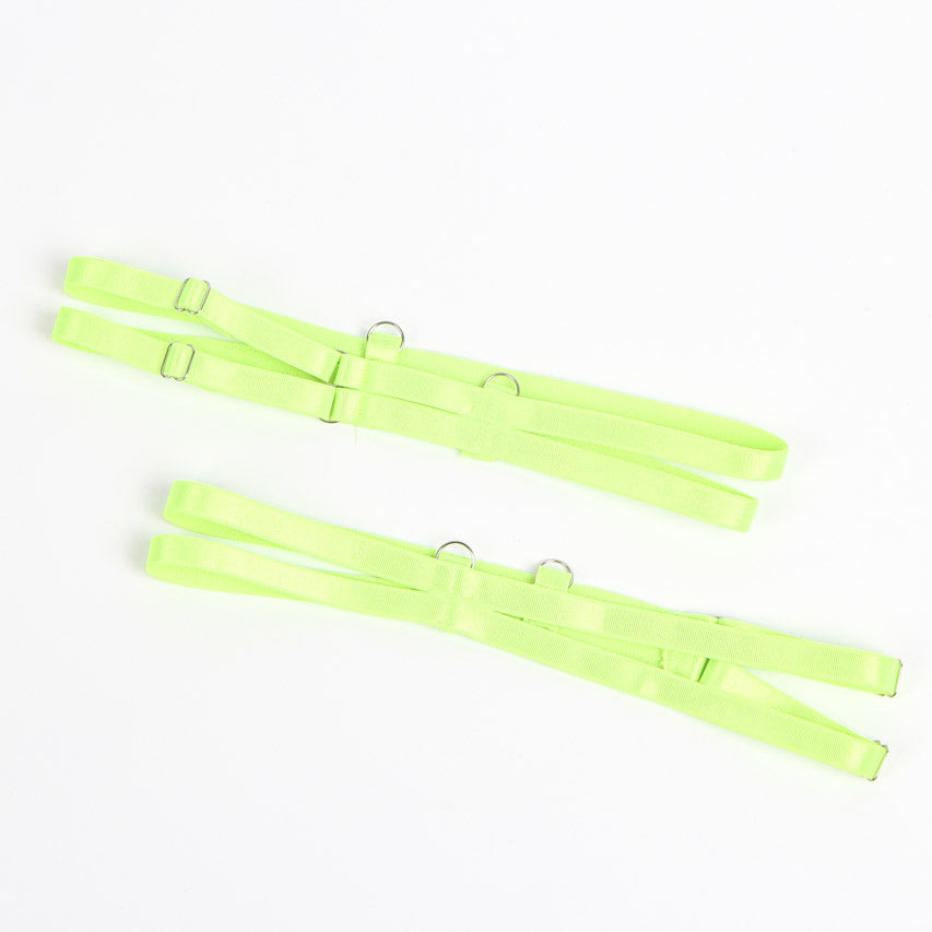 3wishes Neon Lace Bra & Garter Set