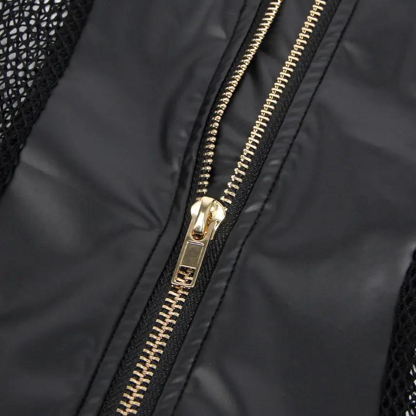 3wishes.com Apparel & Accessories > Lingerie - 3wishes: Sexy Deep V Faux Leather Chemise - Premium Quality 3wishes.com