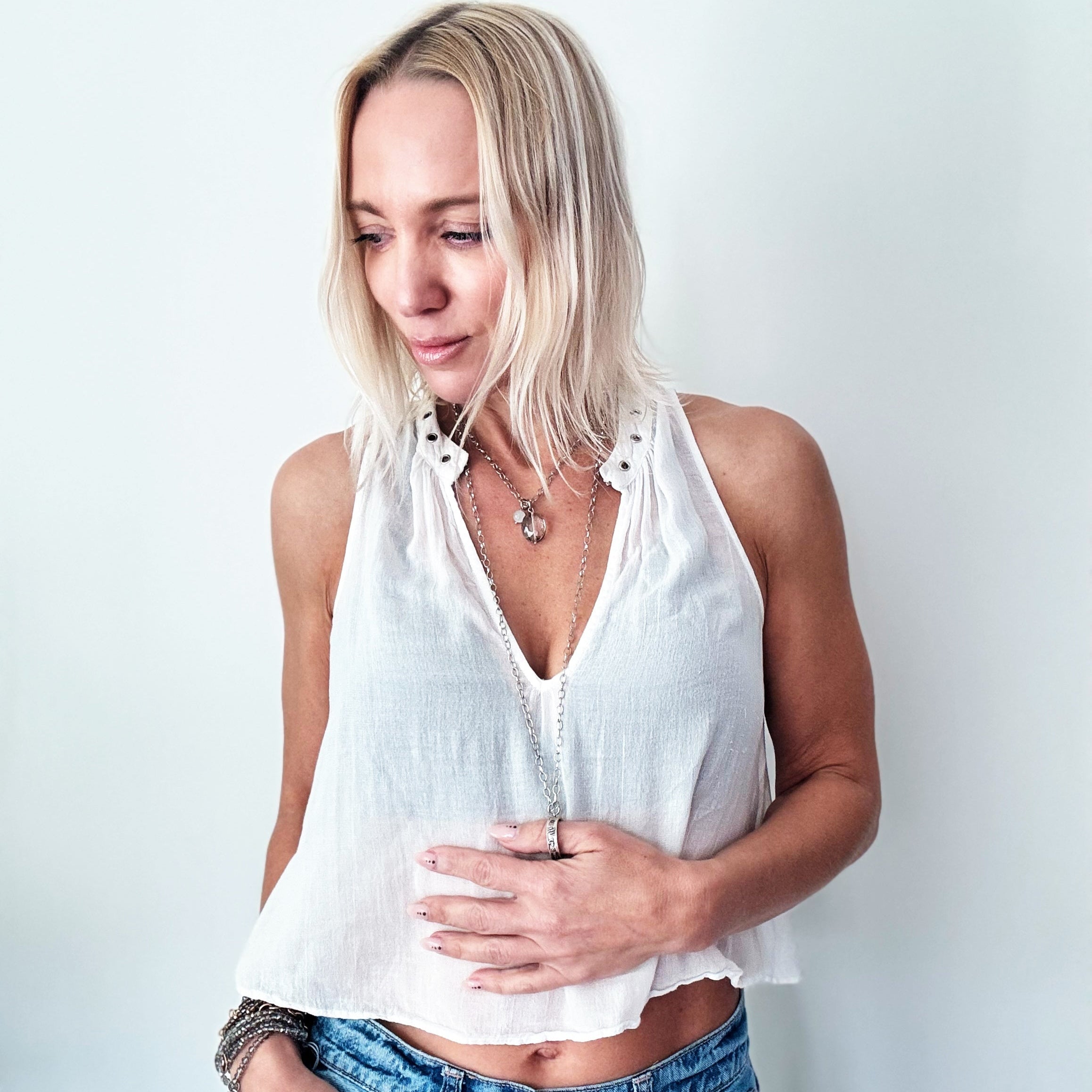 I Welcome Miracles Ring Original Necklace Katia Designs