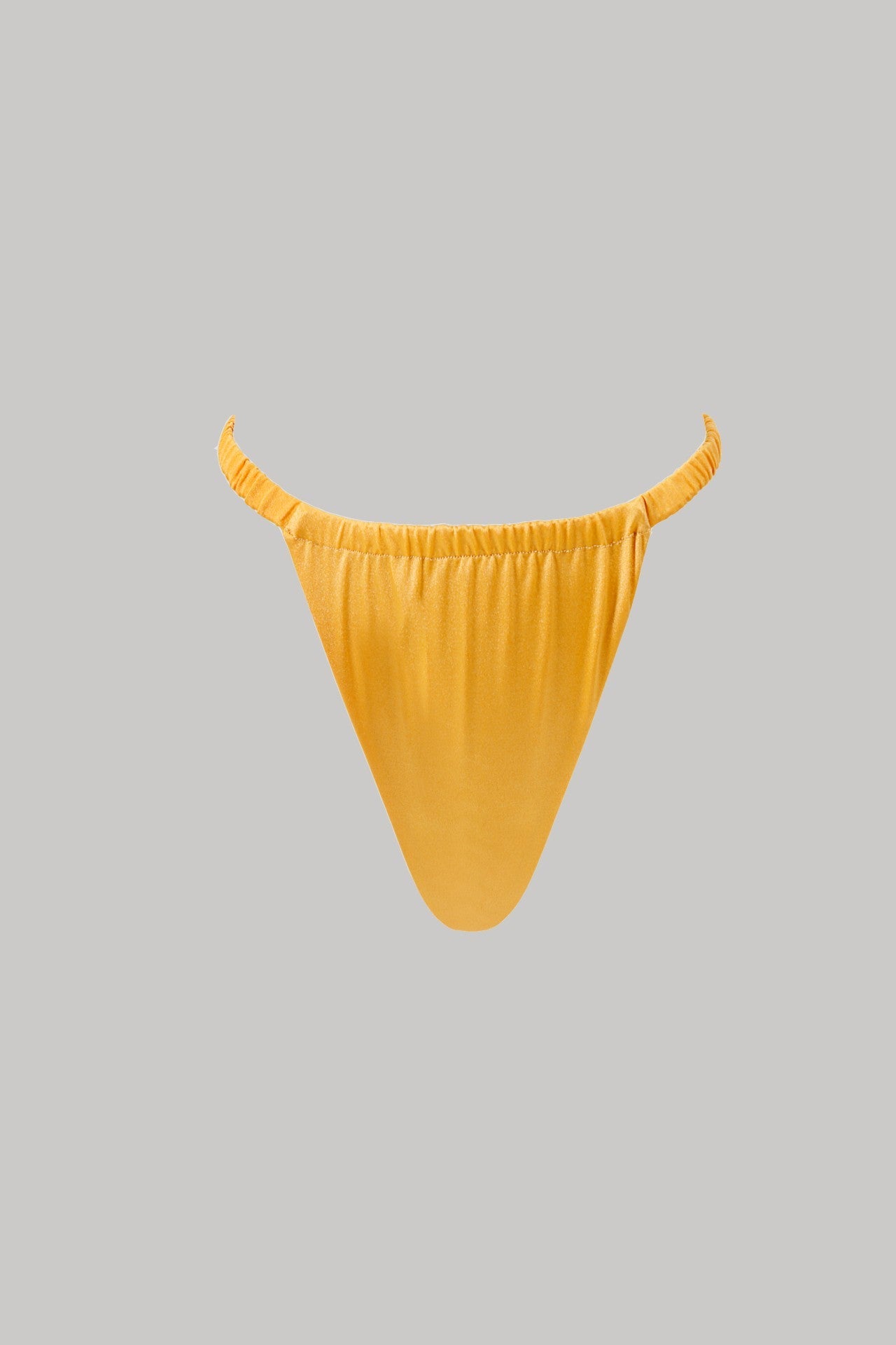 Sofia Bikini Bottoms in Sunset with Tunneled Elastic Ruching