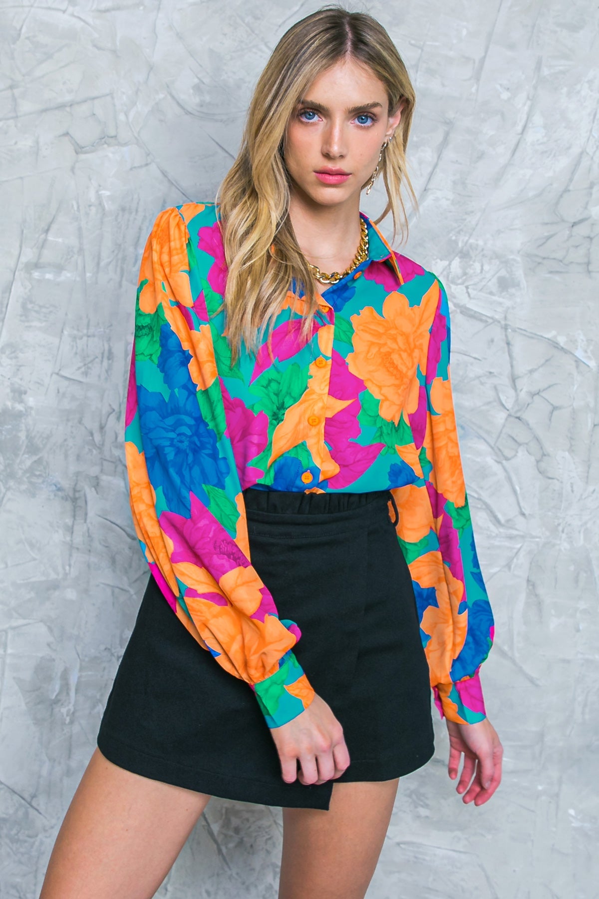 SOUL ON FIRE WOVEN TOP 