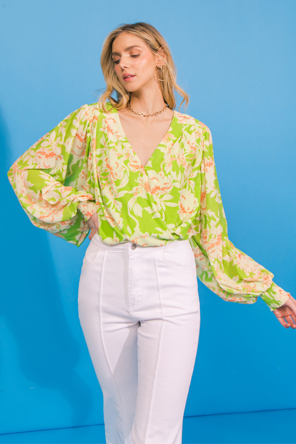 SWEET NOTHINGS WOVEN BODYSUIT 