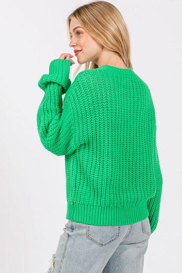 Sage + Fig cozy drop shoulder sweater - Love Salve 