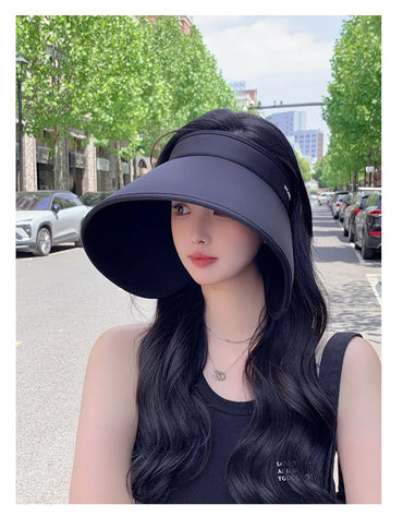 Summer Wide Brim Floppy Visor Hats for Sun Protection