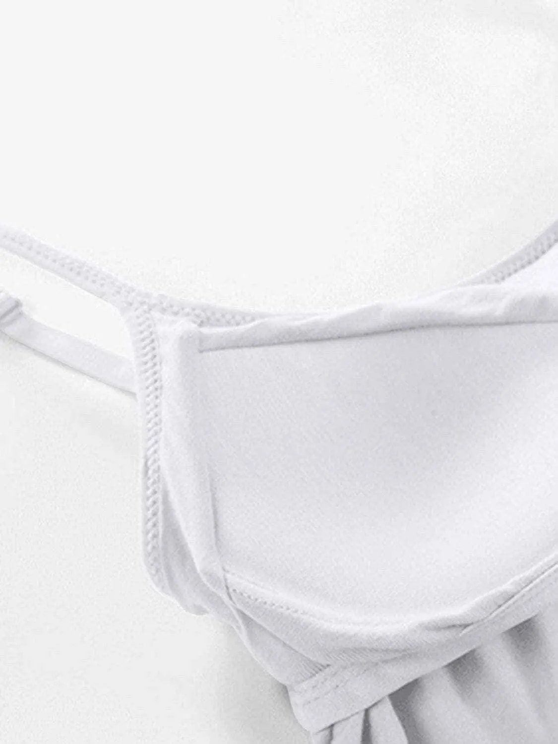 Scoop neck cami with adjustable straps - Love Salve 