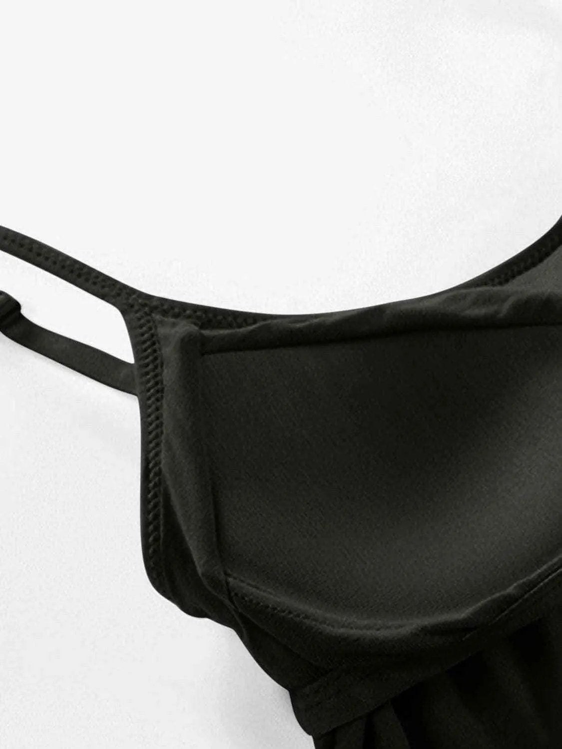 Scoop neck cami with adjustable straps - Love Salve 