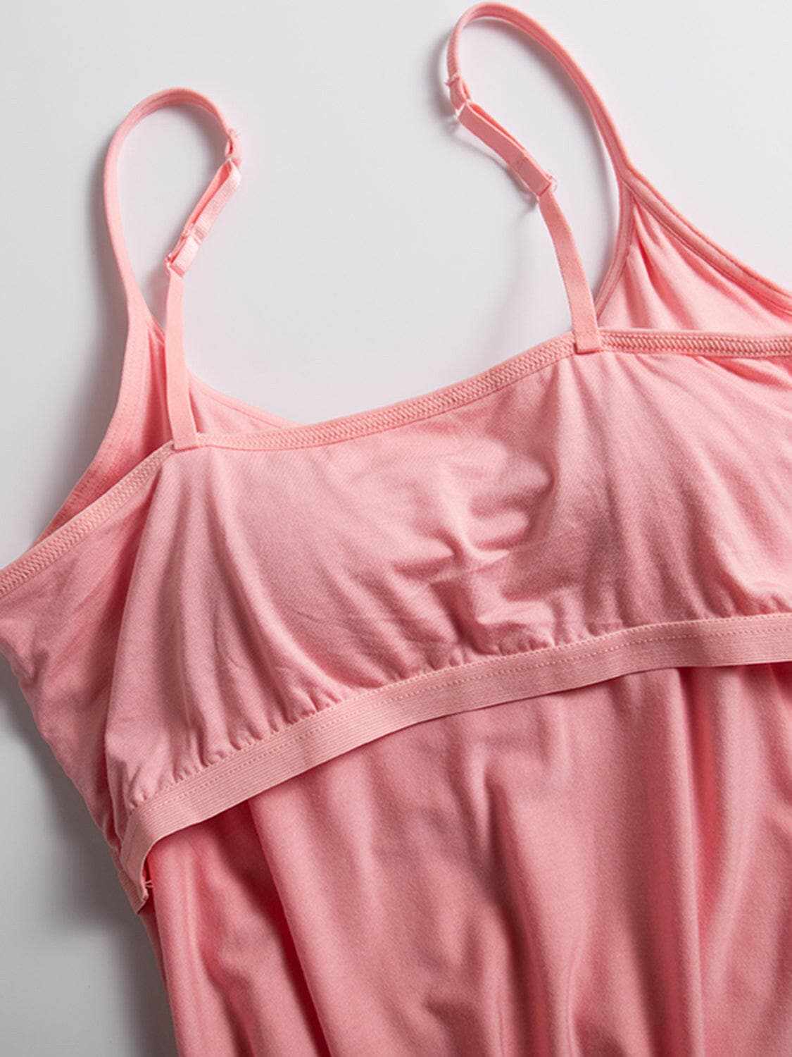Scoop neck cami with adjustable straps - Love Salve 