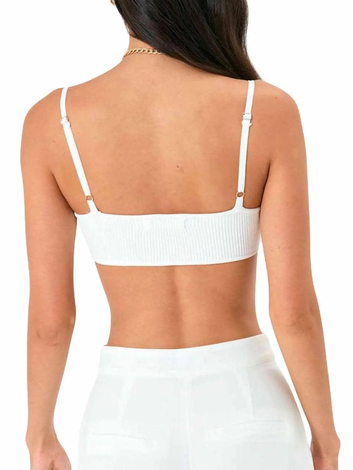 Scoop neck comfort bra - adjustable straps - Love Salve 