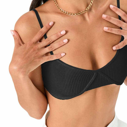 Scoop neck comfort bra - adjustable straps - Love Salve 