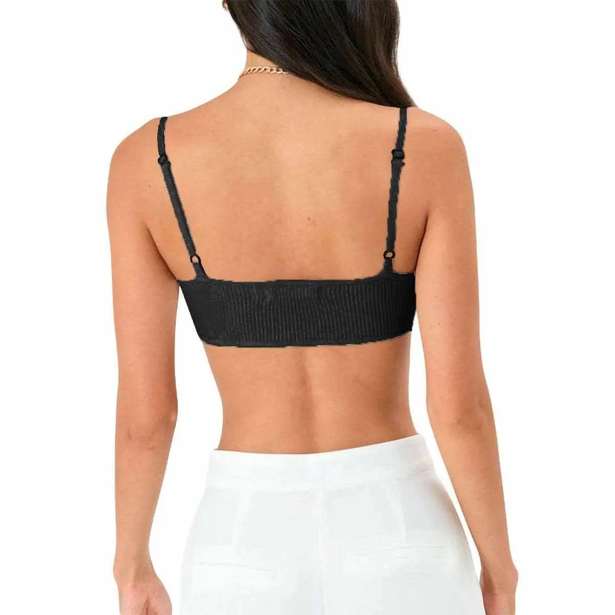 Scoop neck comfort bra - adjustable straps - Love Salve 