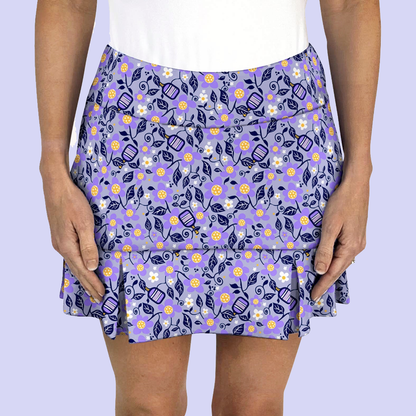 Scottsdale Pleated Skort Pickleball Garden Lilac Short Style