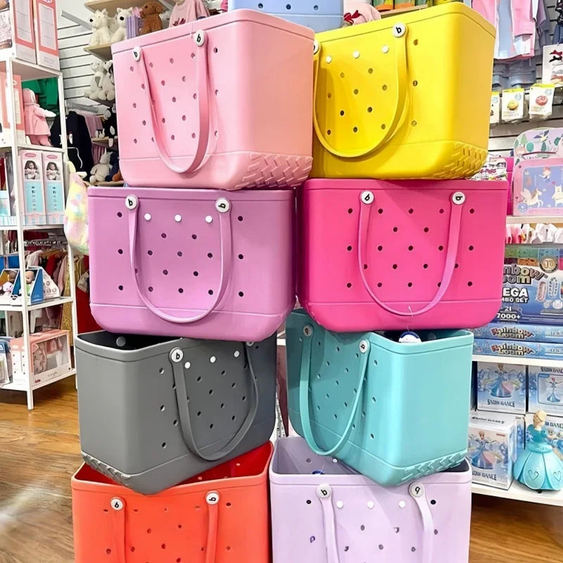 EVA Rubber Waterproof Fashion Beach Bags for Stylish Outings - Love Salve 