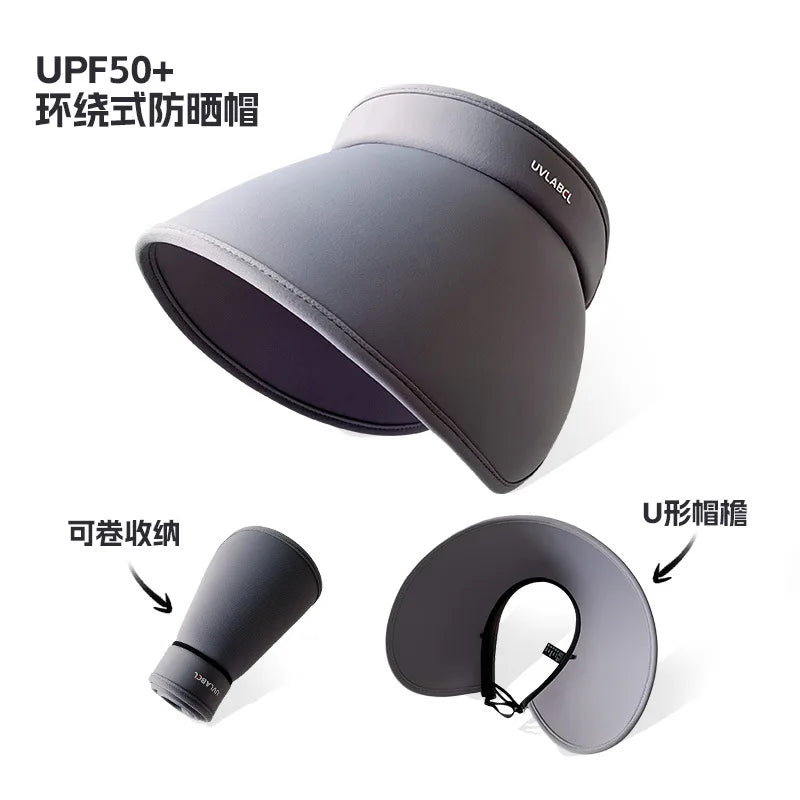 Summer Wide Brim Floppy Visor Hats for Sun Protection - Love Salve 