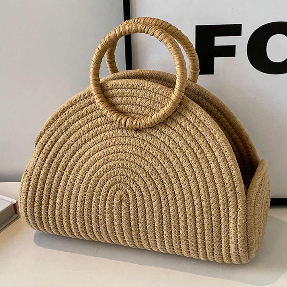 Handwoven Clutch Purse for Stylish Beach Days - Love Salve 