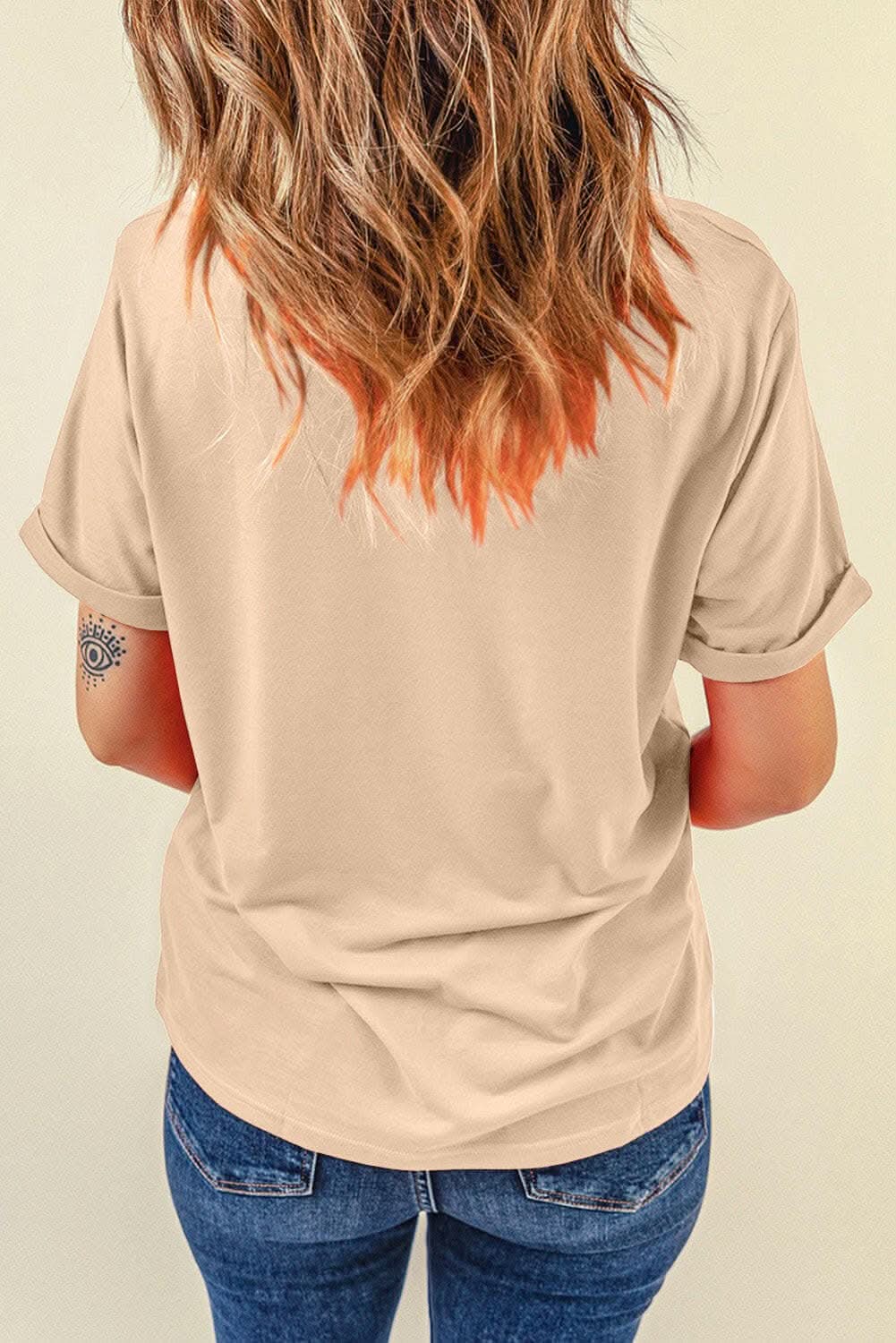 Sequin embellished short sleeve tee - Love Salve 
