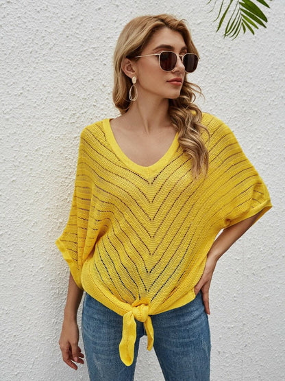 Sheer batwing sleeve cover-up - Love Salve 