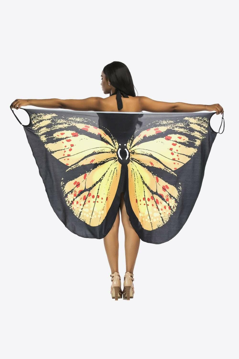 Sheer butterfly cover-up dress - Love Salve 