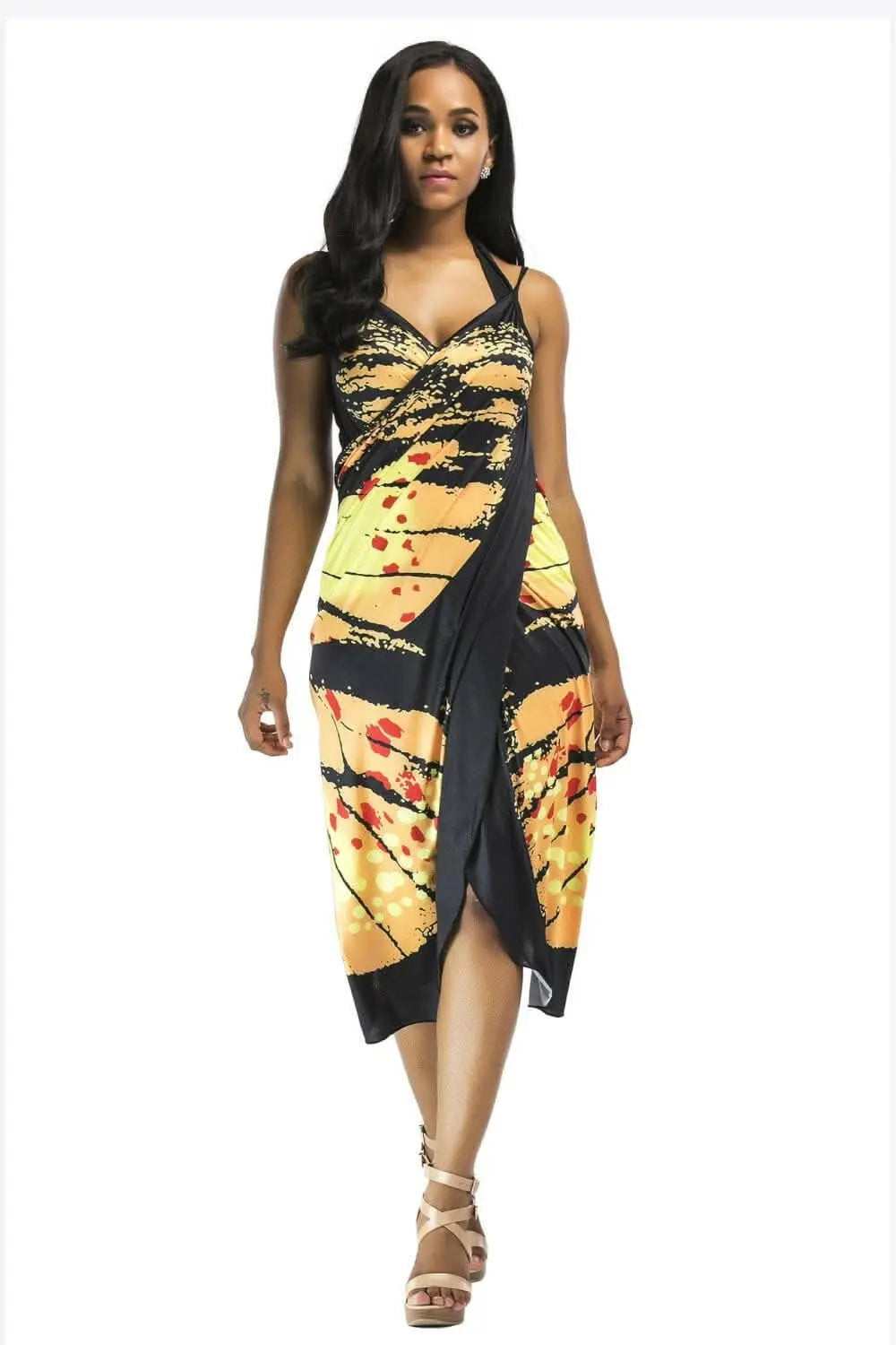 Sheer butterfly cover-up dress - Love Salve 