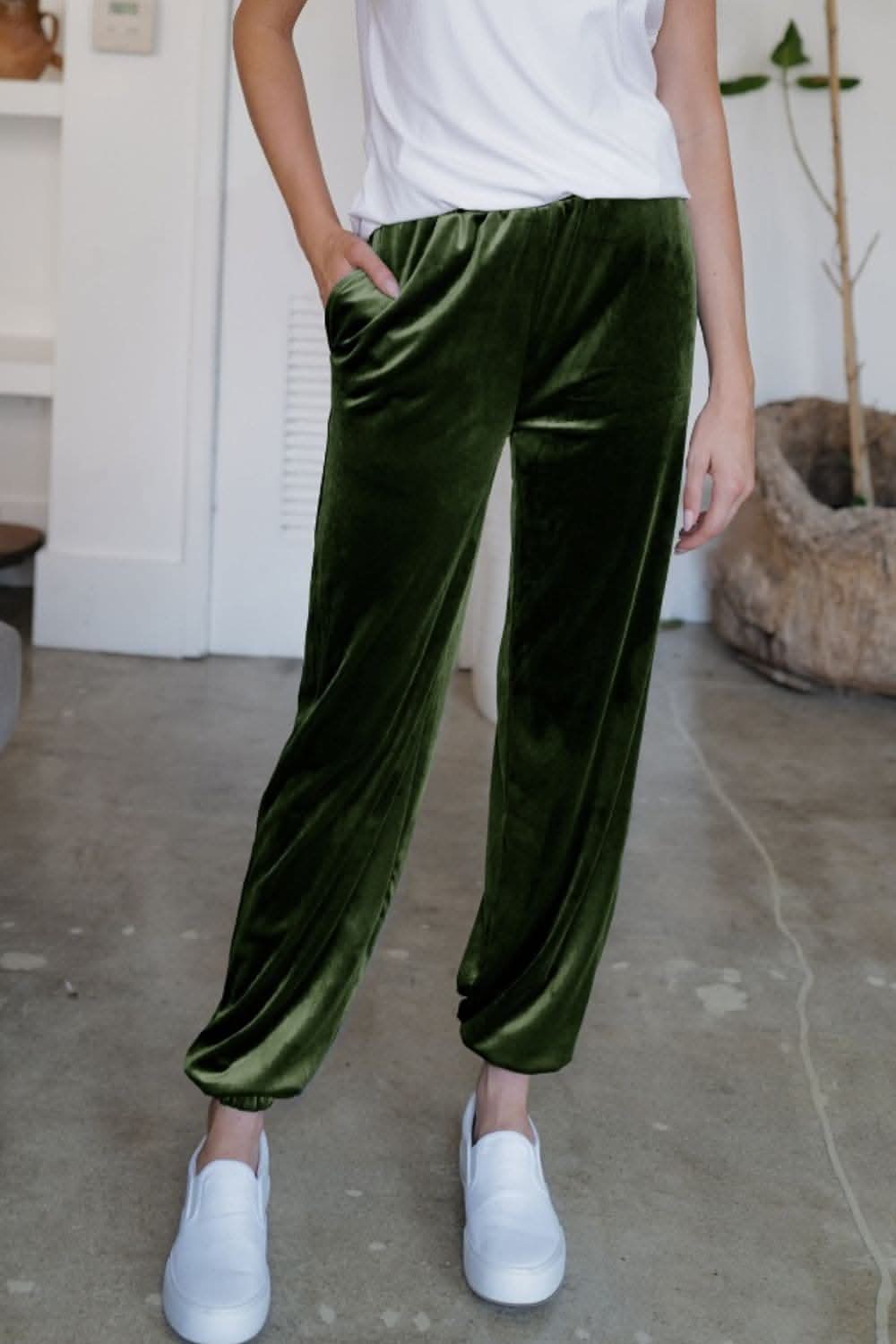 Sheer joggers with pockets - S to XL - Love Salve 