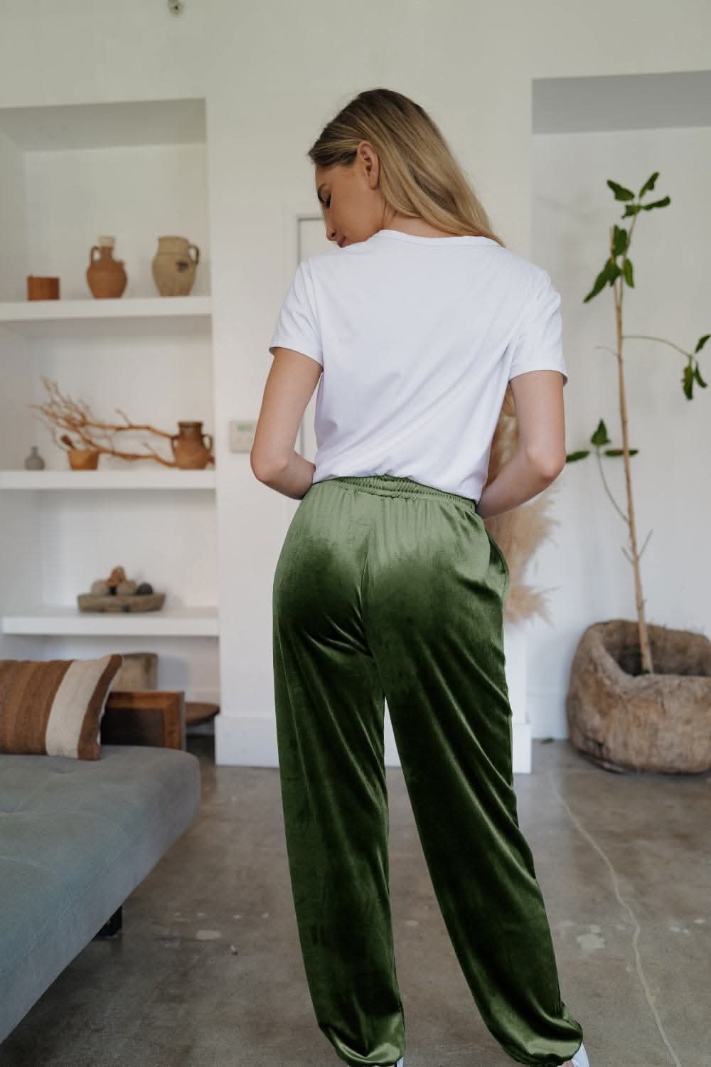Sheer joggers with pockets - S to XL - Love Salve 