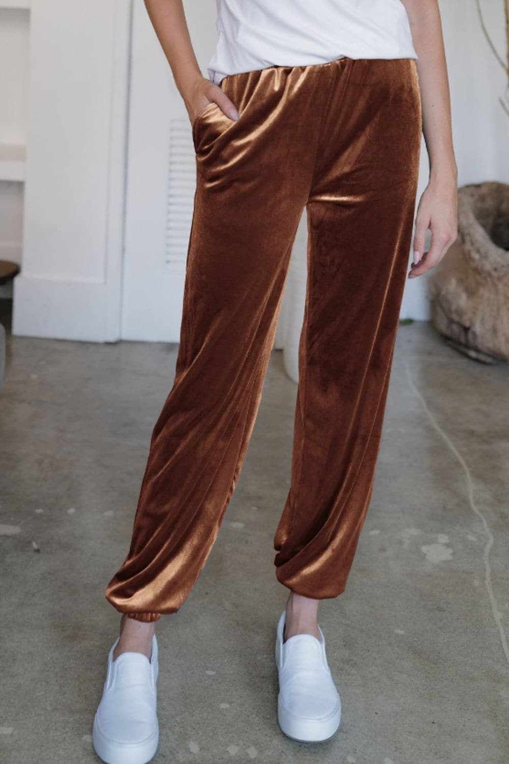 Sheer joggers with pockets - S to XL - Love Salve 